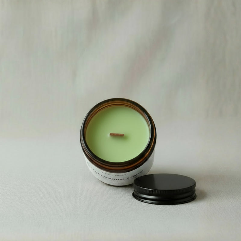 Lemongrass | Lemon + Ginger + Thyme - Sparkly Candle