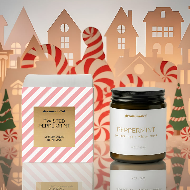 Twisted Peppermint LIMITED EDITION CHRISTMAS CANDLE
